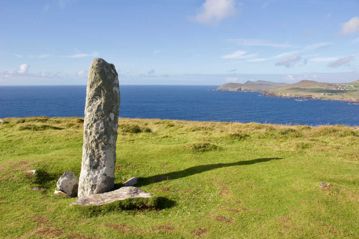 Ogham Stone in County Kerry Ogham Stone in County Kerry